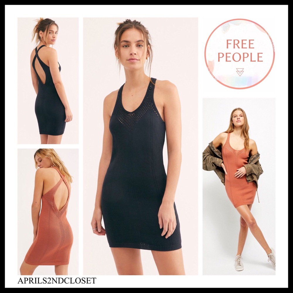 FREE PEOPLE BOHO SLEEVELESS MINI TANK DRESS A2C - Picture 13 of 16
